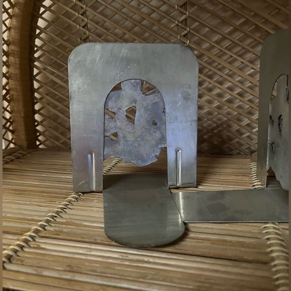 Vintage Metal Butterfly Bookends - Picture 4 of 8